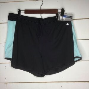 New Champion Double Dry 6.2 Short, Black/Mint XL
